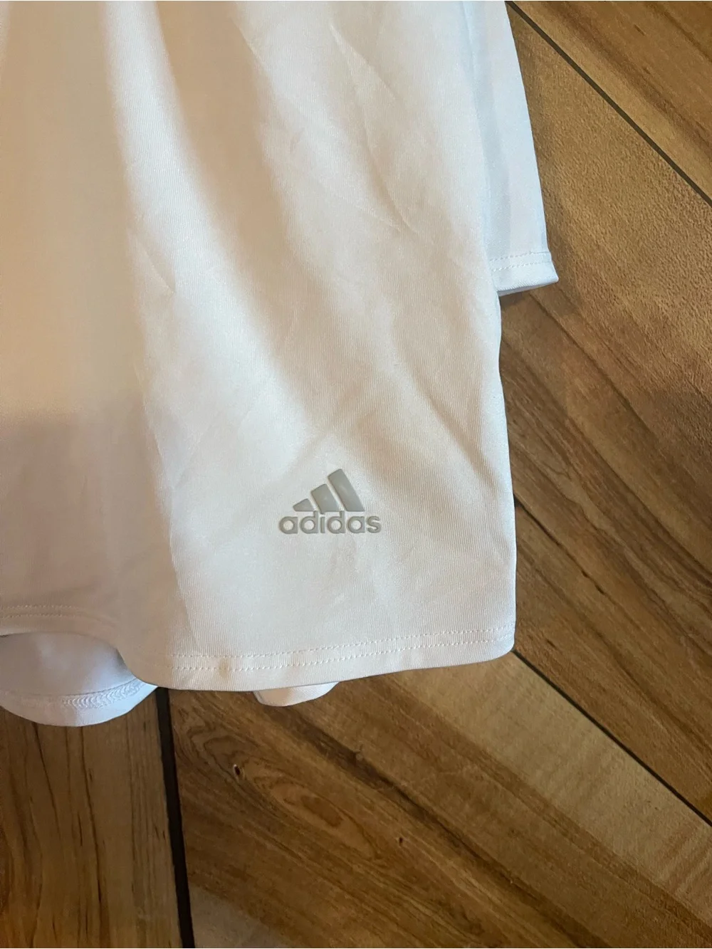 Adidas Girls XL White Golf Skort Tiered Ruffle Tennis Skirt Shorts Athletic - Picture 3 of 11